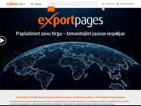 exportpages.lv Webseite Vorschau