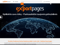 exportpages.lt Webseite Vorschau
