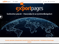 exportpages.hu Webseite Vorschau