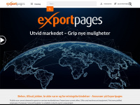 exportpages.no Webseite Vorschau