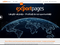 exportpages.ro Webseite Vorschau