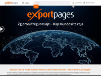 exportpages.al Webseite Vorschau