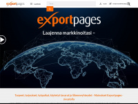 exportpages.fi Webseite Vorschau