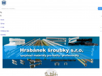 hrabanek-sroubky.cz Webseite Vorschau