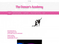 thedancersacademy.com Webseite Vorschau