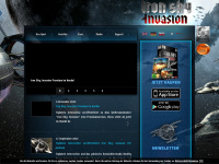 ironskyinvasion.com Webseite Vorschau