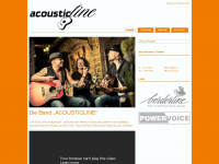 by-acousticline.de Webseite Vorschau