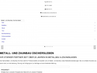 zaunbau-oschersleben.de Webseite Vorschau