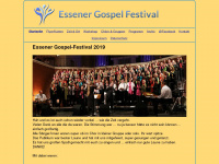 essener-gospelfestival.de Webseite Vorschau