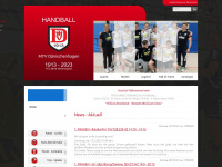 mtvd-handball.de Webseite Vorschau