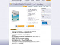 outlookprinter.de Webseite Vorschau