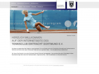 tennisclub-eintracht.de Webseite Vorschau