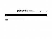 penize.cz Webseite Vorschau
