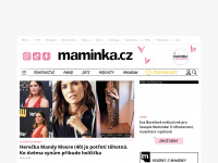 maminka.cz Webseite Vorschau