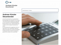 kuenzler-steuerberater.de Webseite Vorschau