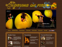 drumsonfire.net Webseite Vorschau