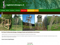 jagdeinrichtungen.ch Webseite Vorschau