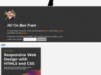 benfrain.com Webseite Vorschau