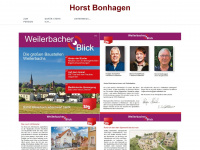 horst-bonhagen.de Webseite Vorschau