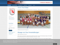 turngau-bingen.de Webseite Vorschau