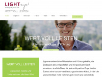 light-up.at Webseite Vorschau
