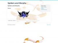 spiders-and-morphs.de Webseite Vorschau