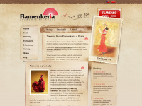 flamenkeria.cz Webseite Vorschau