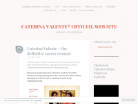 caterinavalente.com Webseite Vorschau