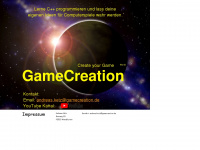 gamecreation.de Webseite Vorschau