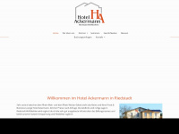 hotel-ackermann.de Webseite Vorschau