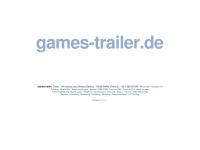 games-trailer.de Webseite Vorschau