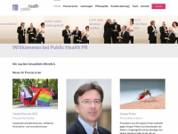 publichealth.at Webseite Vorschau