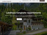 ganghofer.at Webseite Vorschau