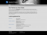 gantag.ch Webseite Vorschau