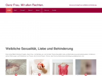 ganz-frau.ch Webseite Vorschau