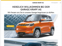 garage-krapf.ch Webseite Vorschau