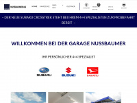 garage-nussbaumer.ch Webseite Vorschau