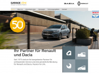 garagejueni.ch Webseite Vorschau