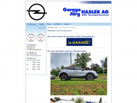 garagehasler.ch Webseite Vorschau