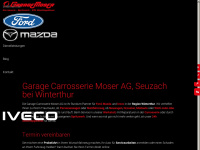 garagemoser.ch Webseite Vorschau