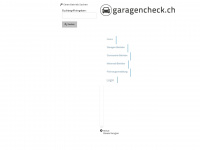 garagencheck.ch Webseite Vorschau