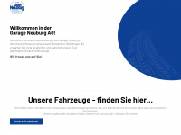 garageneuburg.ch Webseite Vorschau