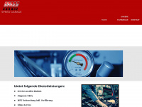 garagespeed.ch Webseite Vorschau