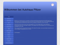 autohaus-pfitzer.de Webseite Vorschau