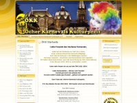 oecher-karnevals-kulturpreis.de Webseite Vorschau