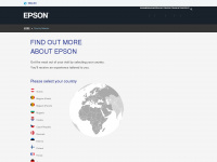 epson.eu Webseite Vorschau