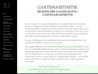 gartenaesthetik.de Webseite Vorschau
