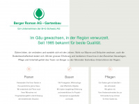 gartenbau-berger.ch Webseite Vorschau