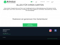 gartenbau-bonsai.ch Webseite Vorschau