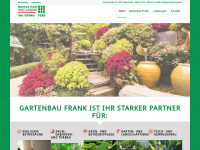gartenbau-frank.de Webseite Vorschau